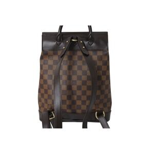 Louis Vuitton brown backpack daypack Damier Soho